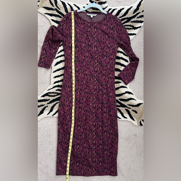 Walter Baker Shaina Dress in Dali Leopard Knit Size Small EUC - Picture 7 of 16